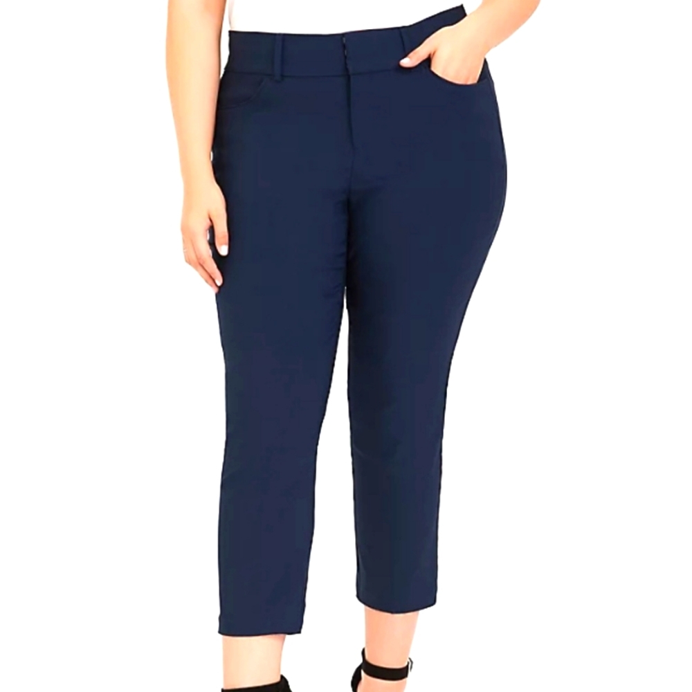 Torrid Stretch Ankle Pant Navy 24